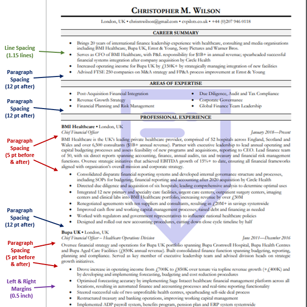 How to Leverage White Space on a CV – CV Pilots